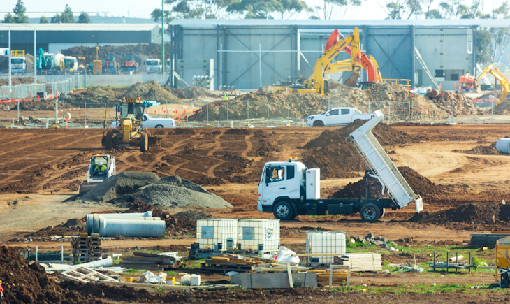 construction site in Sandy Springs, GA